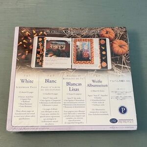 Creative Memories 7x7 White Scrapbook Pages Lot of 2 NWT